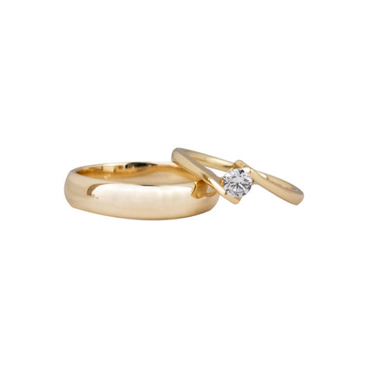 anillos de pareja dorado, anillo de compromiso dorado, anillos dorados, anillos con piedra